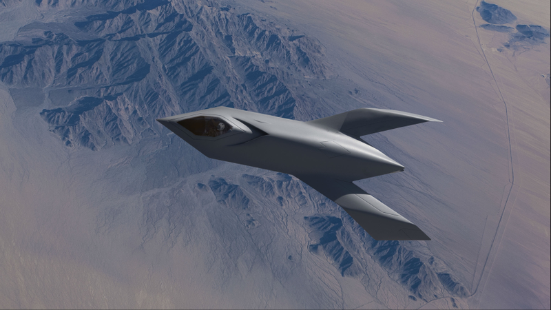 Illustration for article titled Boeing's Bird of Prey: A Prototype Jet Worthy of the Klingon Empire